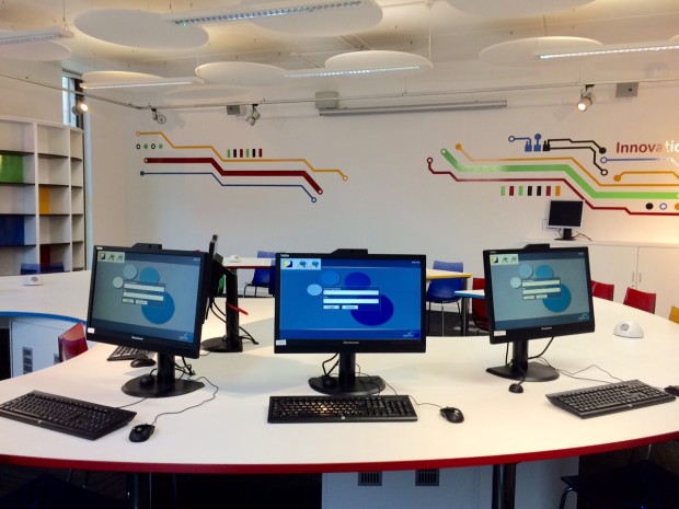 Innovation suite in Stafford library.