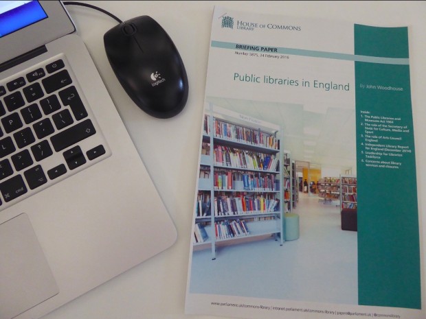 Report on Public Libraries in England