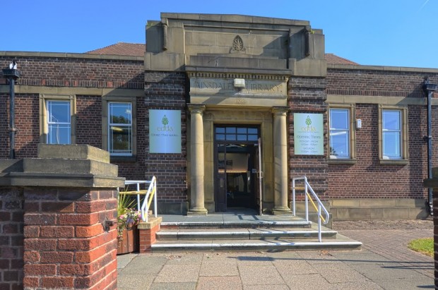 Former Ainsdale library, now Edda Community Arts and Library. Photo credit: Edda
