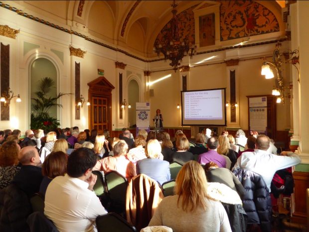 Opening session in the Banqueting Room, Birmingham Council House. Photo credit: Julia Chandler/Libraries Taskforce