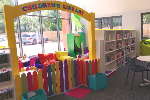 Children’s library. Photo credit: First for Wellbeing