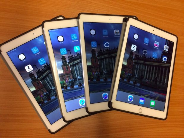 Leeds tablets - apps loaded and ready to loan.