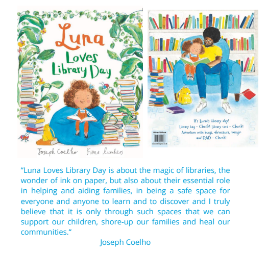 Luna loves library day - poster