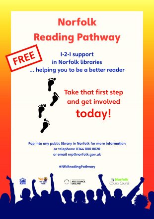 Norfolk Reading Pathway - promotional poster